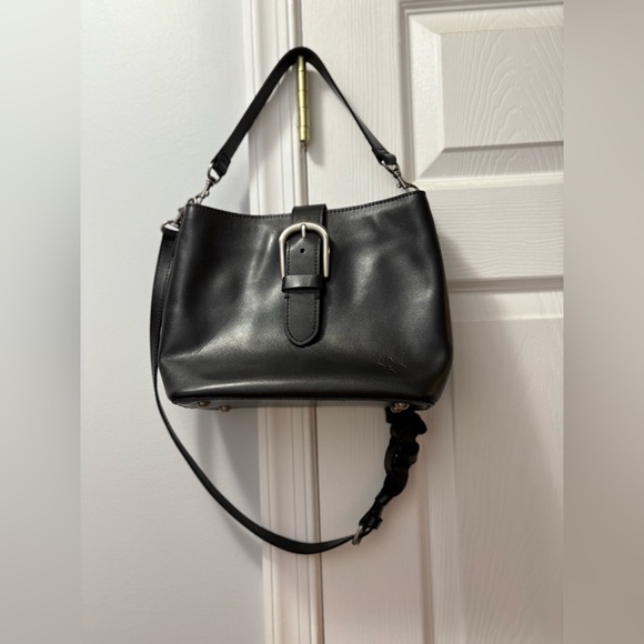 Patricia Nash Handbags - Patricia Nash Black Leather Crossbody Bag with Buckle